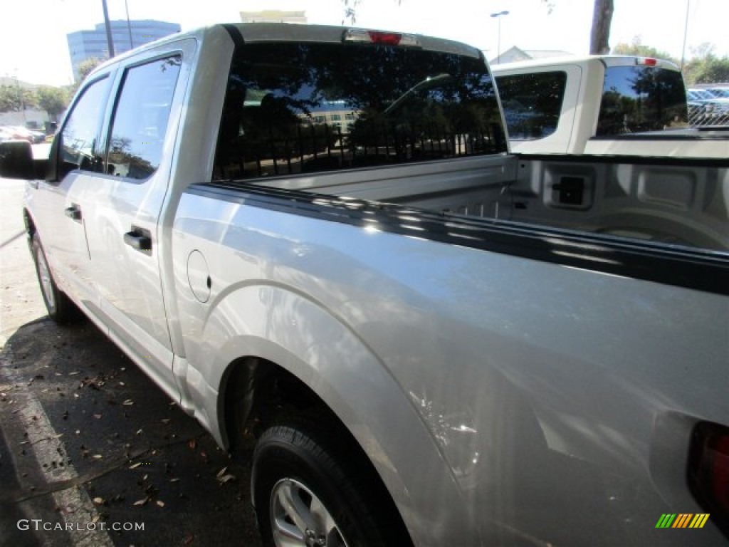 2016 F150 XLT SuperCrew - Ingot Silver / Medium Earth Gray photo #5