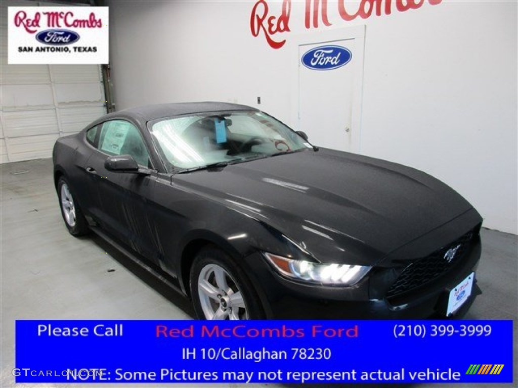 2016 Mustang V6 Coupe - Shadow Black / Ebony photo #1