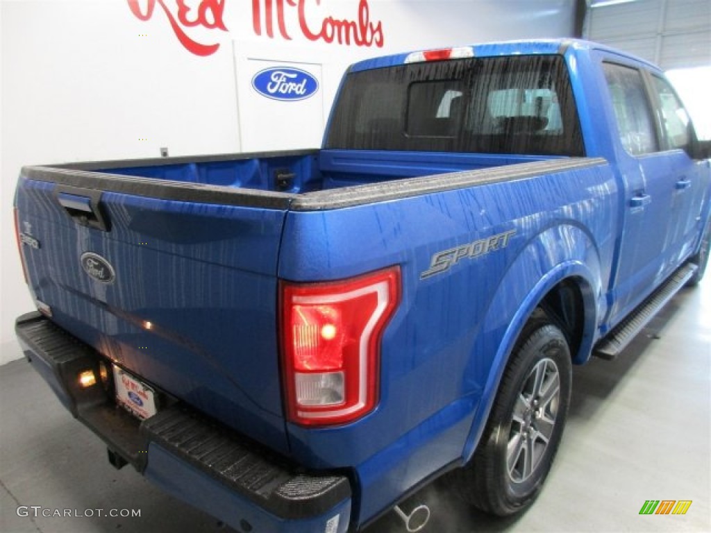 2016 F150 XLT SuperCrew - Blue Flame / Black photo #11
