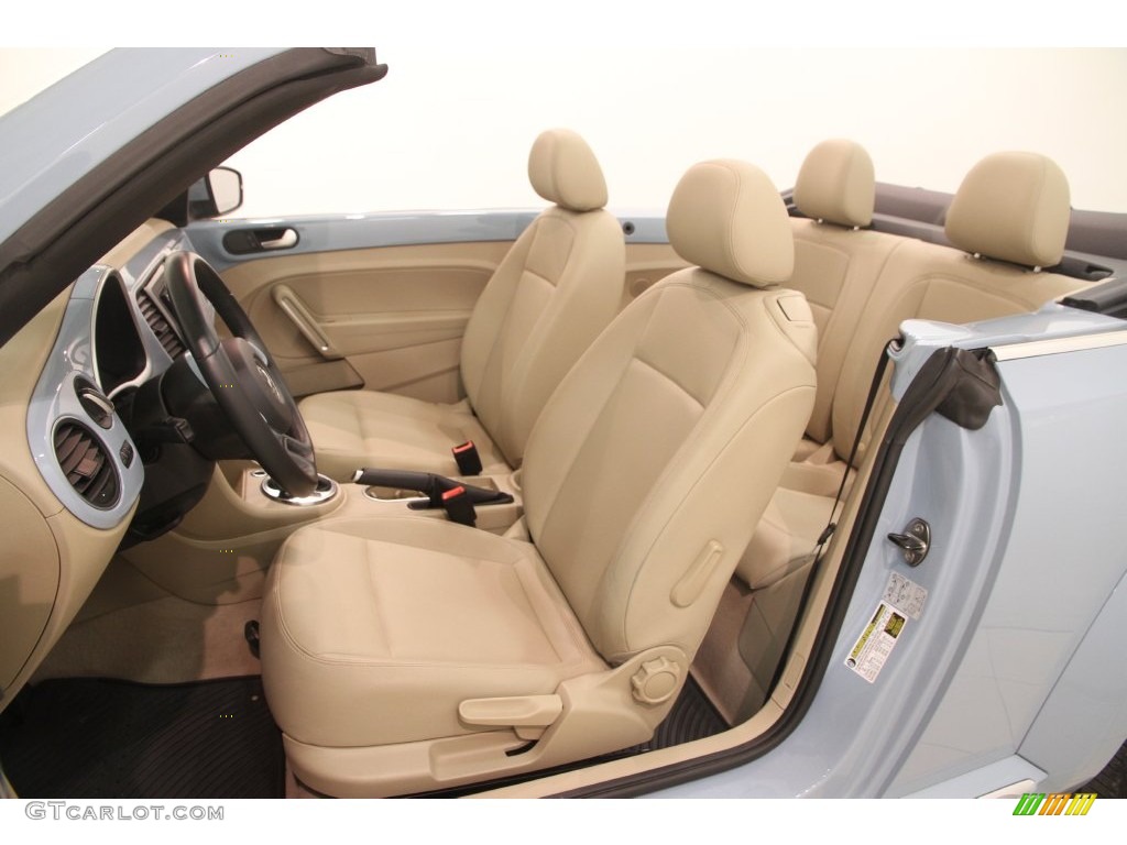 2013 Beetle 2.5L Convertible - Denim Blue / Beige photo #6