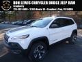 2016 Bright White Jeep Cherokee Trailhawk 4x4  photo #1