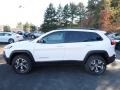 2016 Bright White Jeep Cherokee Trailhawk 4x4  photo #3