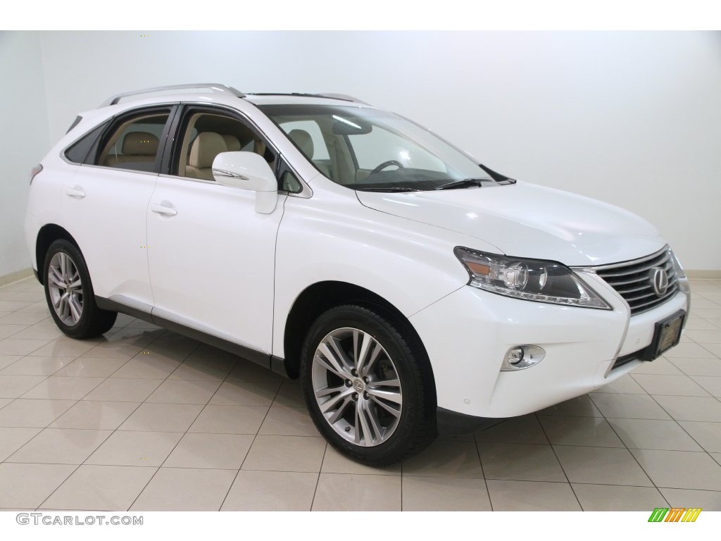 2015 RX 350 AWD - Starfire White Pearl / Parchment photo #1