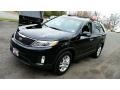 2014 Ebony Black Kia Sorento LX  photo #3