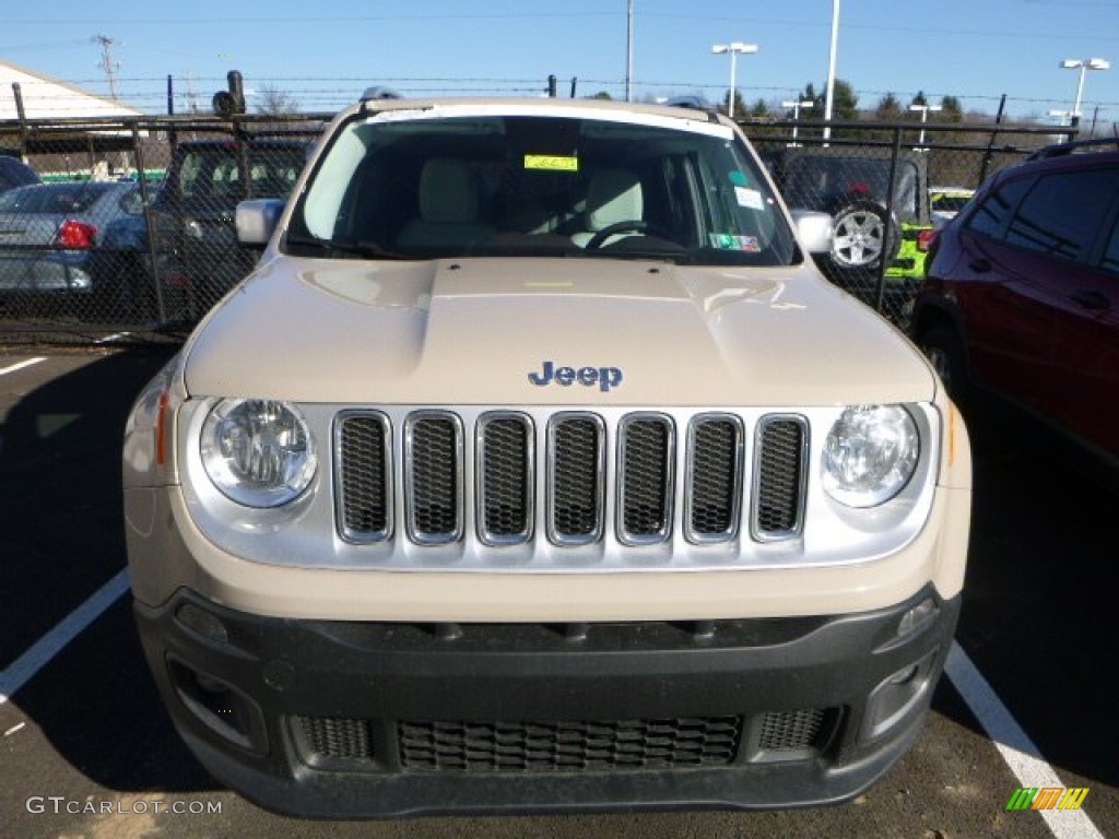 2016 Renegade Limited 4x4 - Mojave Sand / Bark Brown/Ski Grey photo #11