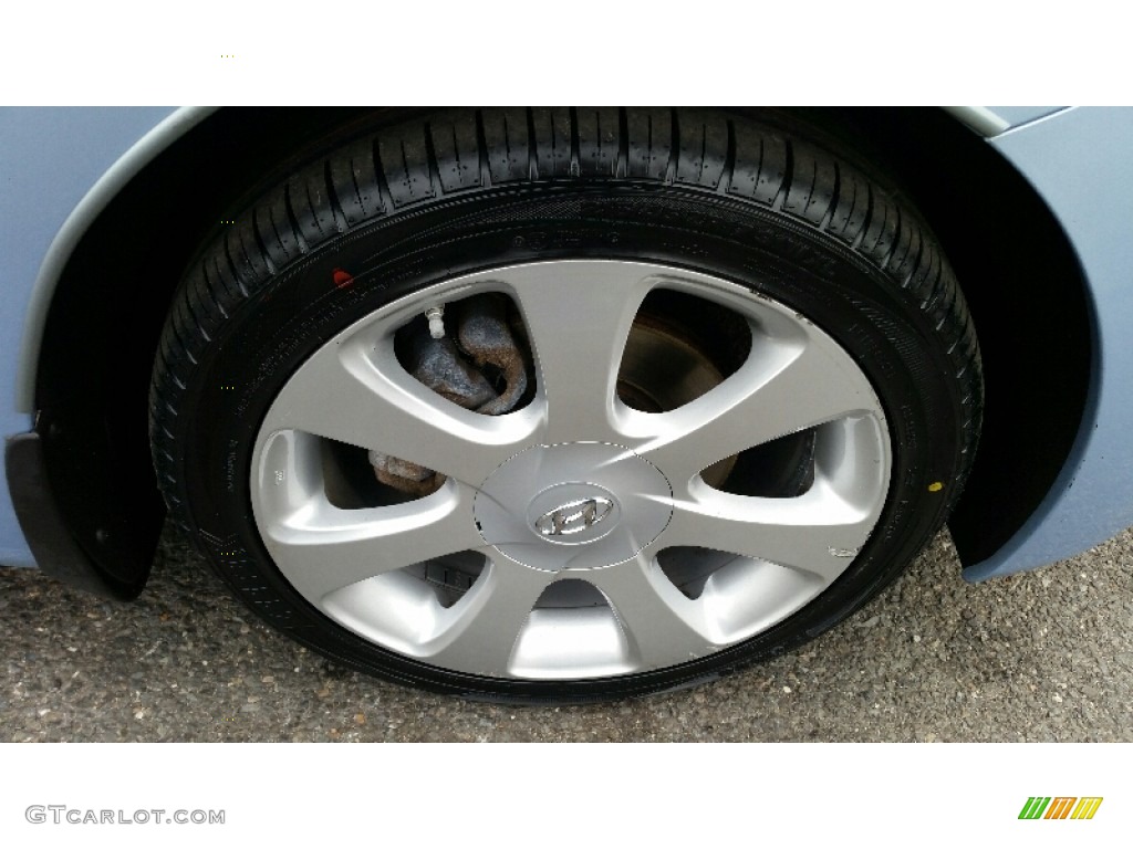 2012 Elantra Limited - Blue Sky Metallic / Beige photo #4