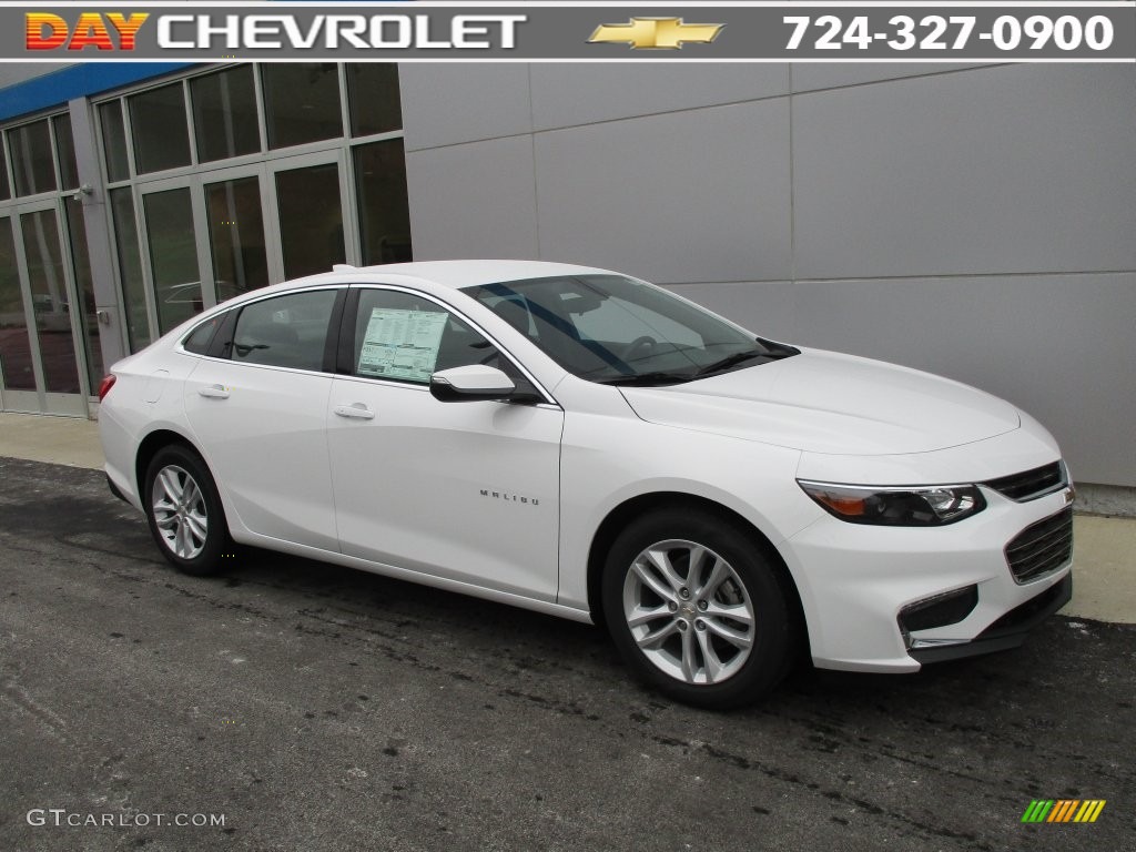 2016 Malibu LT - Summit White / Jet Black photo #1