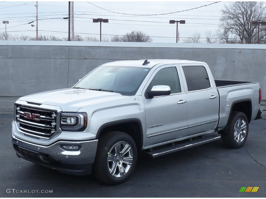 2016 Sierra 1500 SLT Crew Cab 4WD - Quicksilver Metallic / Jet Black photo #1