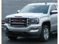 2016 Quicksilver Metallic GMC Sierra 1500 SLT Crew Cab 4WD  photo #4