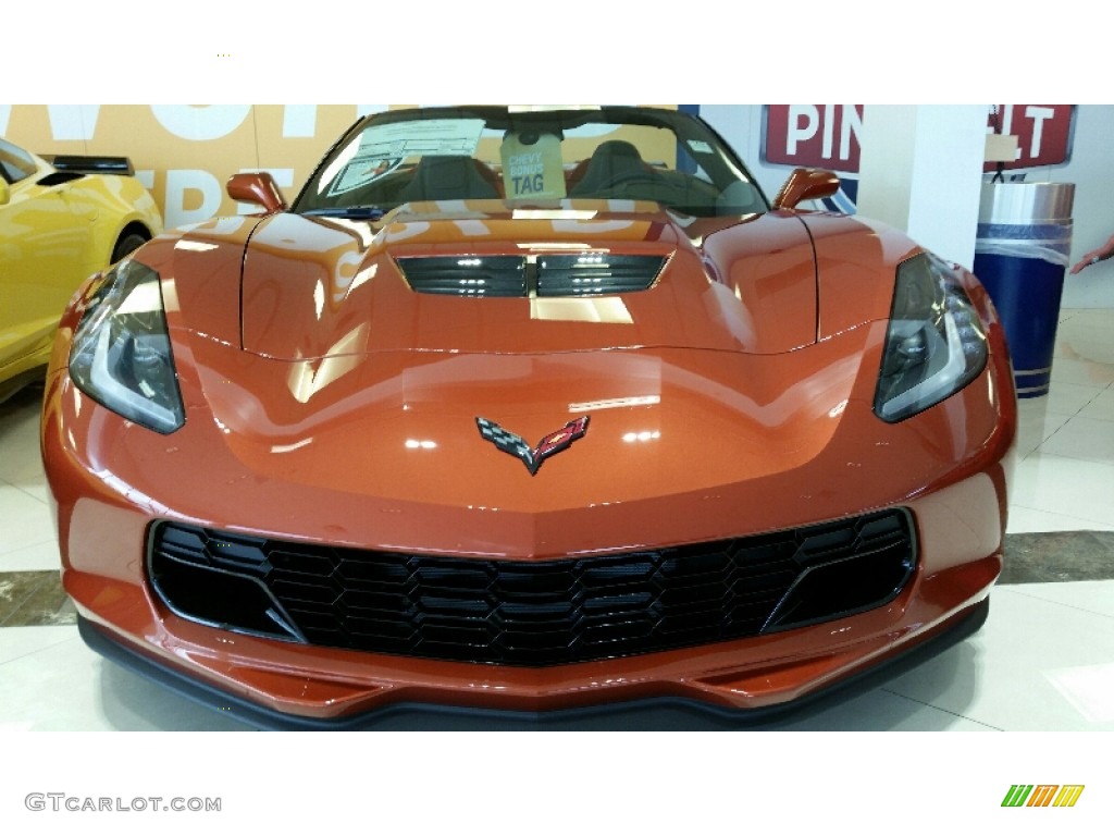 Daytona Sunrise Orange Metallic 2016 Chevrolet Corvette Z06 Convertible Exterior Photo #109971892