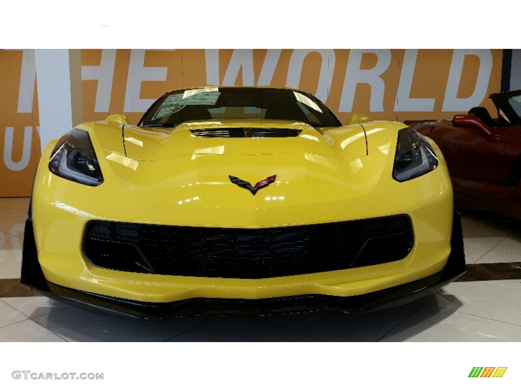 2016 Corvette Z06 Coupe - Corvette Racing Yellow Tintcoat / Jet Black photo #2