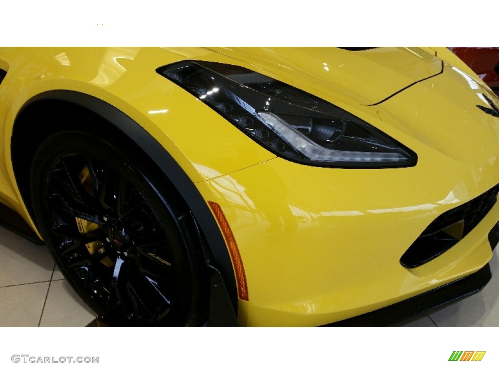 2016 Corvette Z06 Coupe - Corvette Racing Yellow Tintcoat / Jet Black photo #9