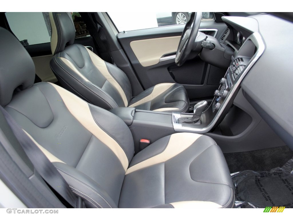 2013 XC60 T6 AWD R-Design - Cosmic White Metallic / R Design Soft Beige/Off Black Inlay photo #19
