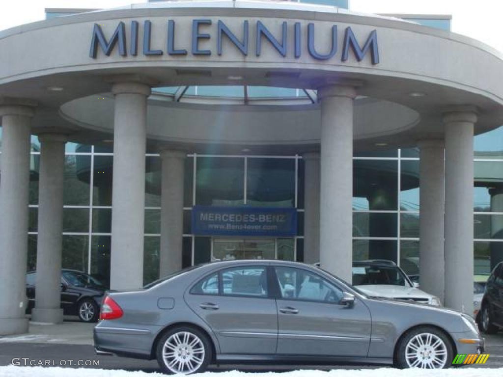 2008 E 350 Sedan - Flint Grey Metallic / Black photo #1