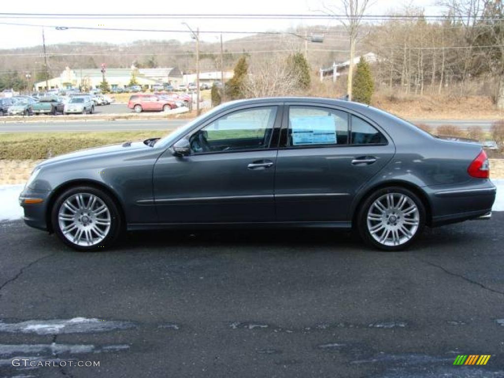 2008 E 350 Sedan - Flint Grey Metallic / Black photo #5