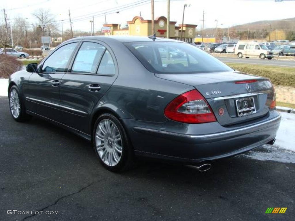 2008 E 350 Sedan - Flint Grey Metallic / Black photo #6