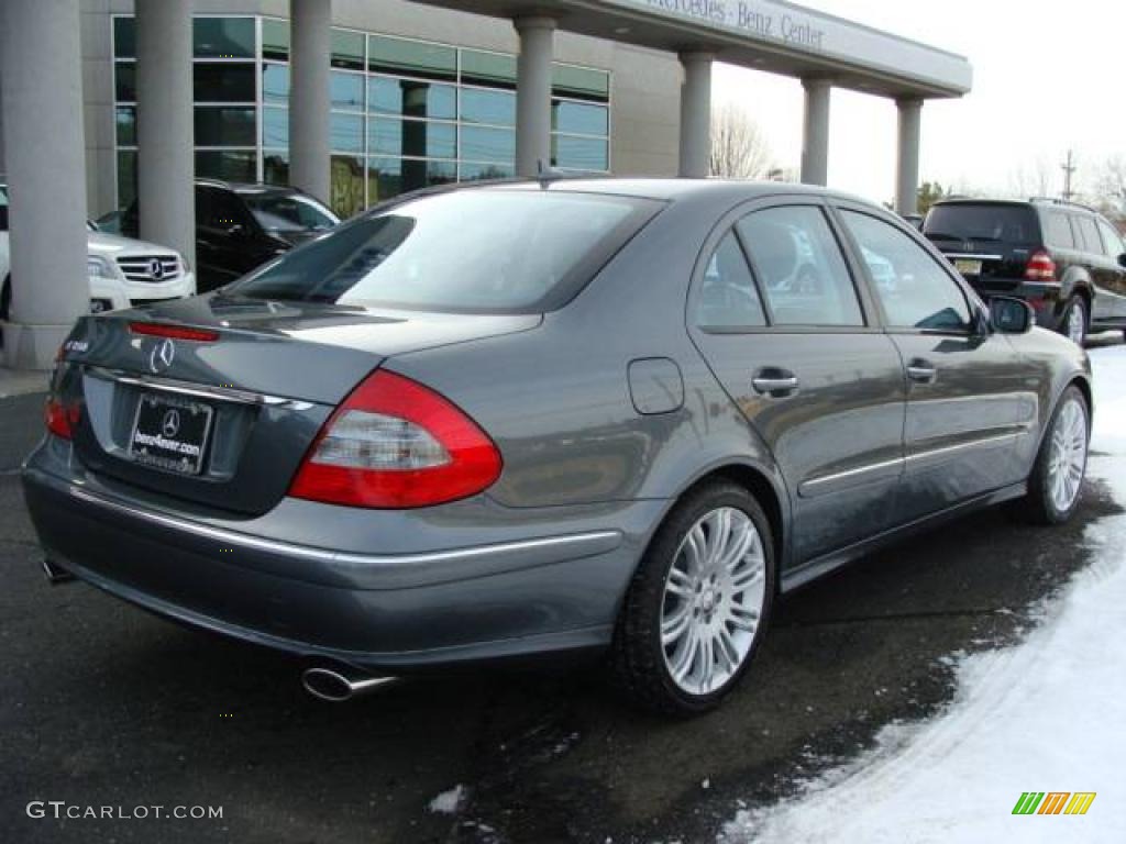 2008 E 350 Sedan - Flint Grey Metallic / Black photo #8