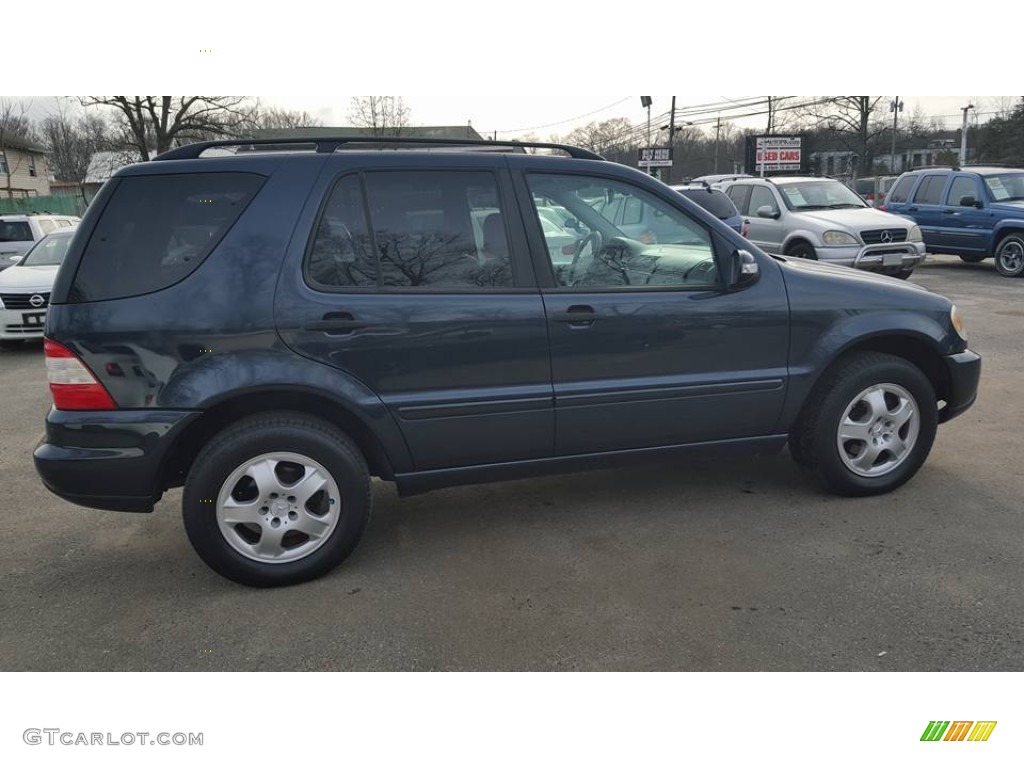 2003 ML 320 4Matic - Capri Blue Metallic / Ash photo #7