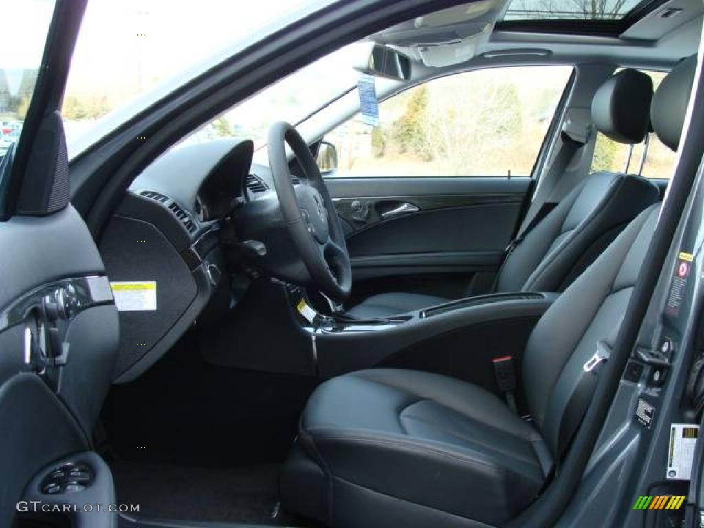 2008 E 350 Sedan - Flint Grey Metallic / Black photo #11