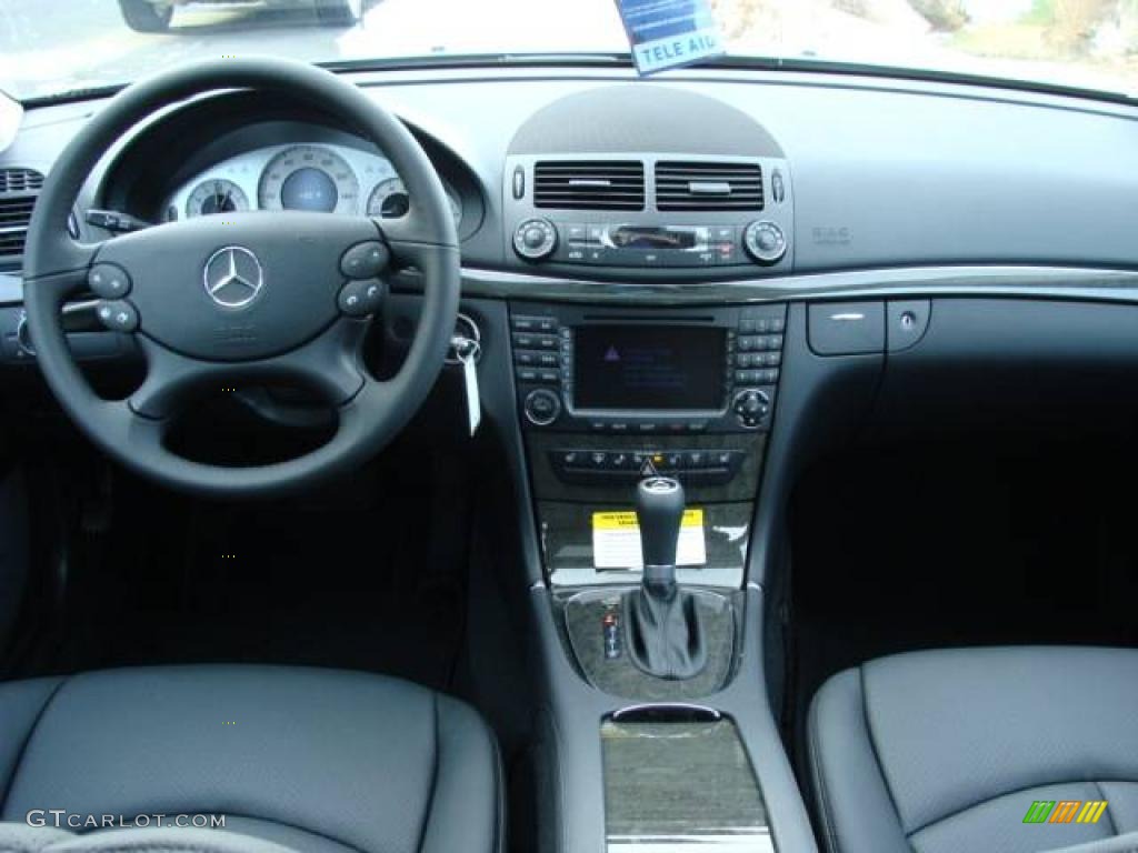 2008 E 350 Sedan - Flint Grey Metallic / Black photo #13