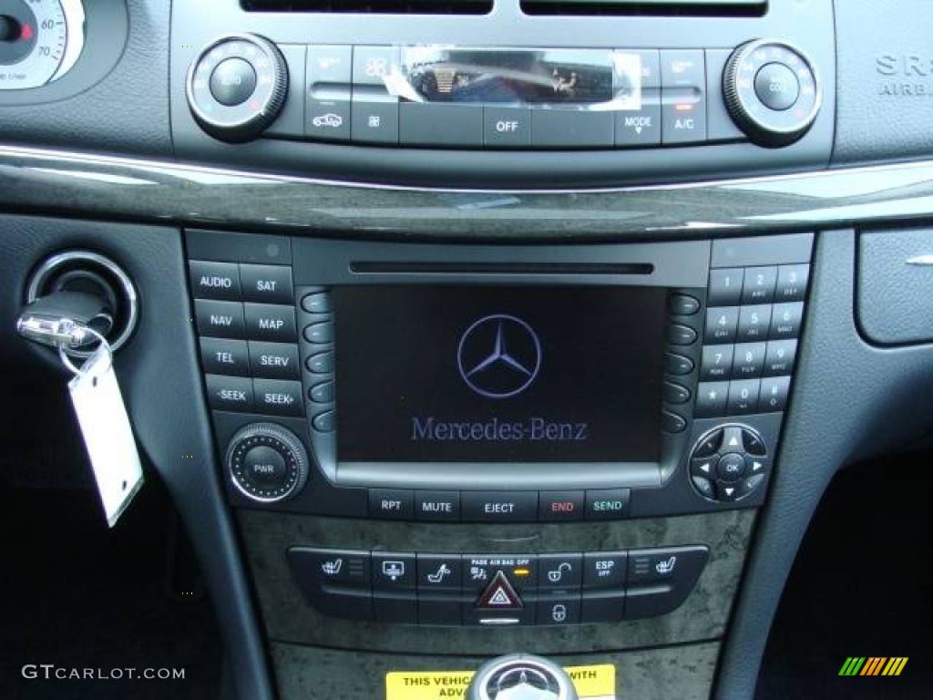 2008 E 350 Sedan - Flint Grey Metallic / Black photo #16