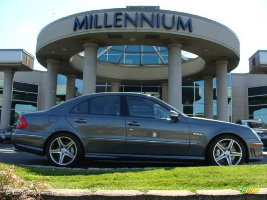 2008 E 63 AMG Sedan - Flint Grey Metallic / Ash photo #1