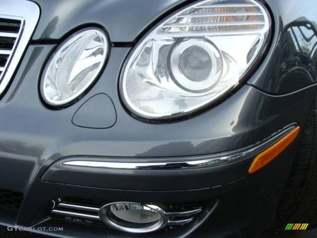 2008 E 350 Sedan - Flint Grey Metallic / Black photo #25