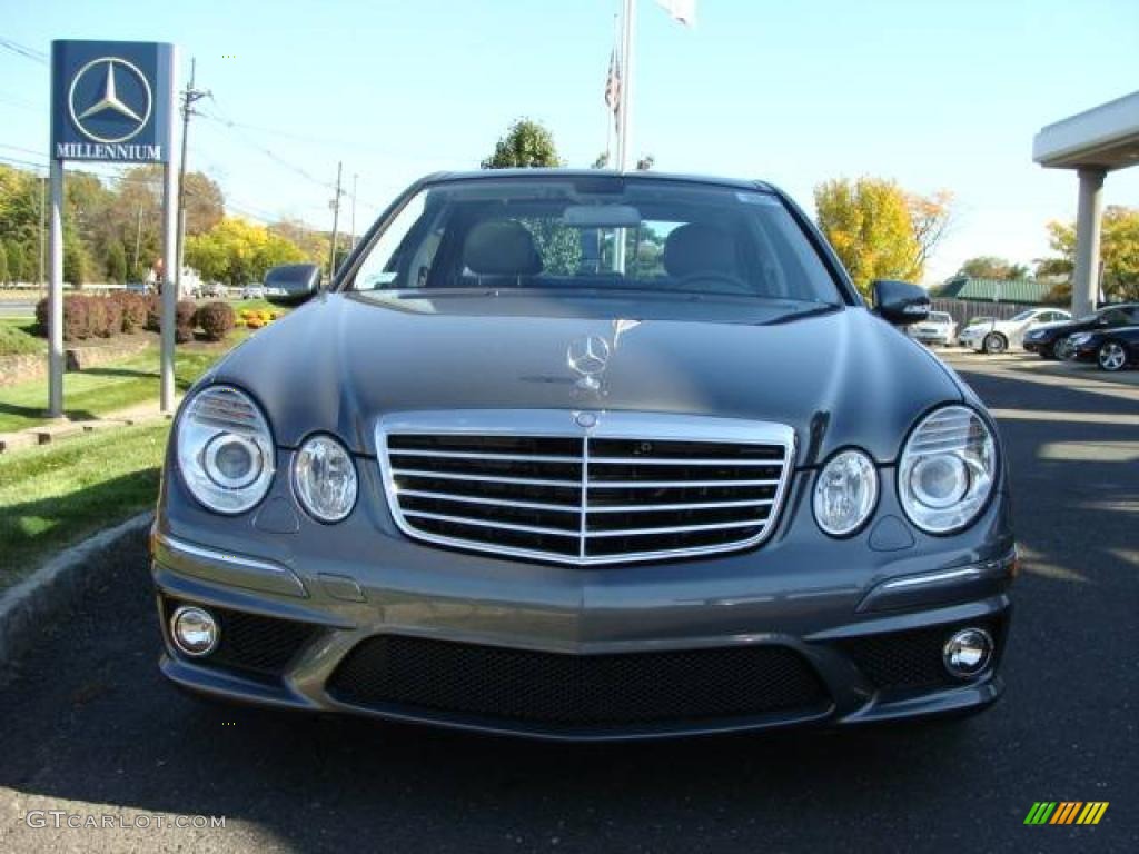 2008 E 63 AMG Sedan - Flint Grey Metallic / Ash photo #3