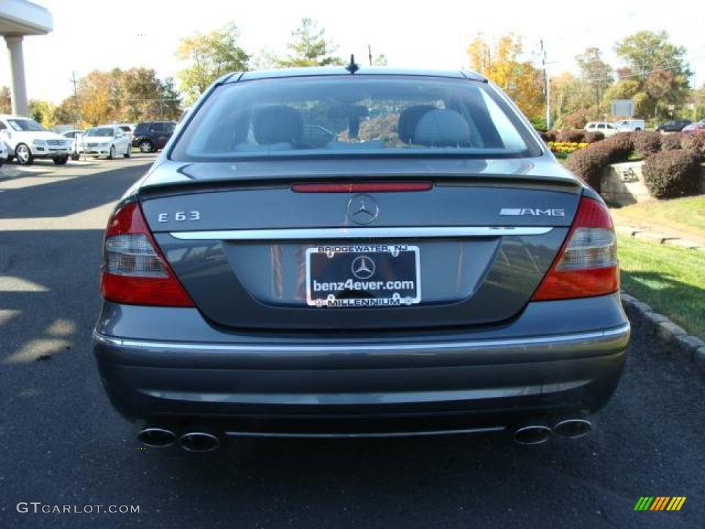 2008 E 63 AMG Sedan - Flint Grey Metallic / Ash photo #6