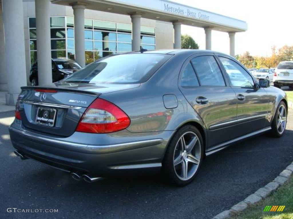 2008 E 63 AMG Sedan - Flint Grey Metallic / Ash photo #7