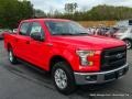 2016 Race Red Ford F150 XL SuperCrew 4x4  photo #7