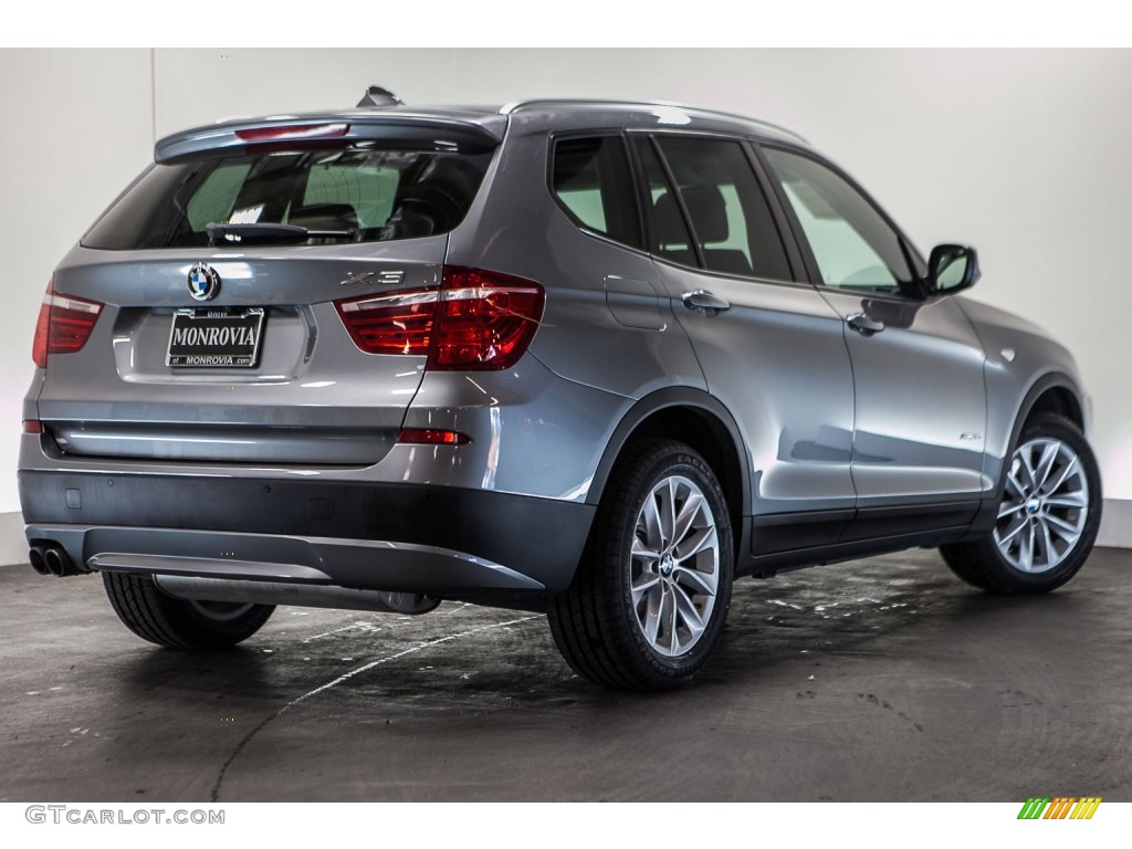 2013 X3 xDrive 28i - Space Gray Metallic / Black photo #14