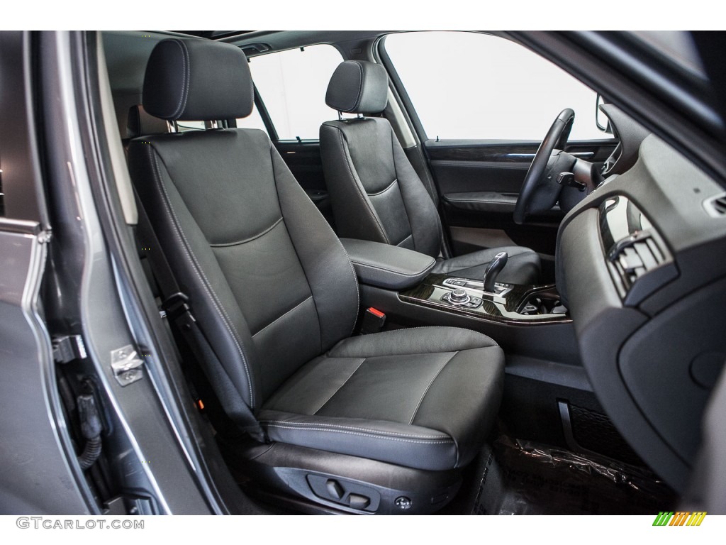 2013 X3 xDrive 28i - Space Gray Metallic / Black photo #15