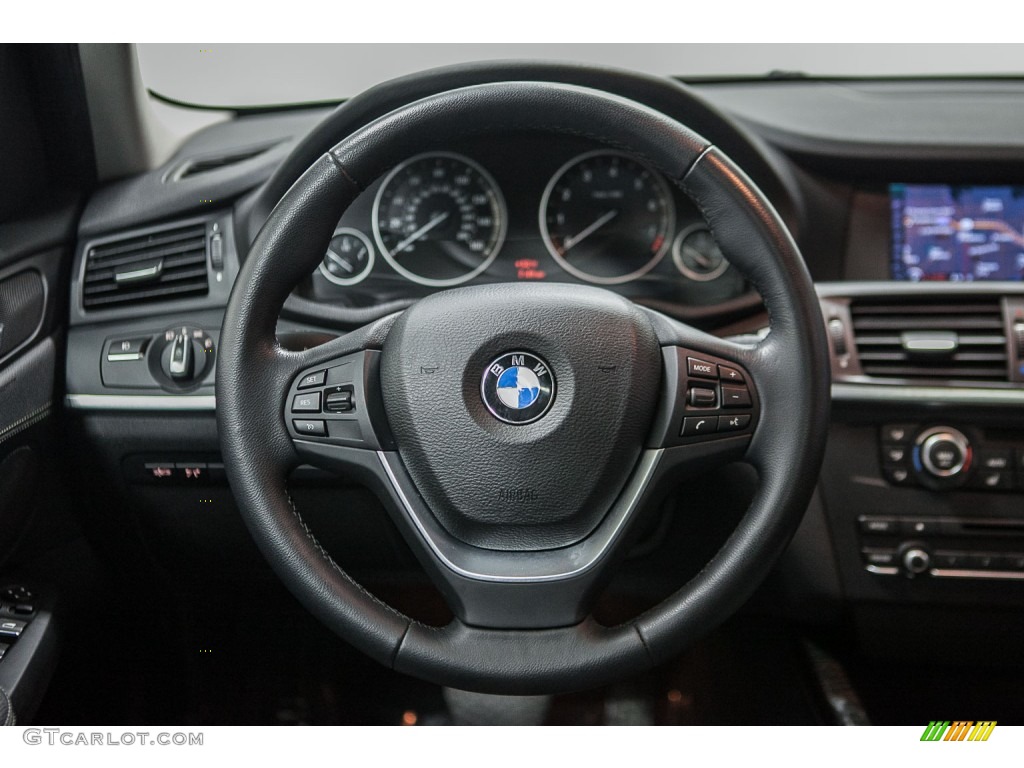 2013 X3 xDrive 28i - Space Gray Metallic / Black photo #16