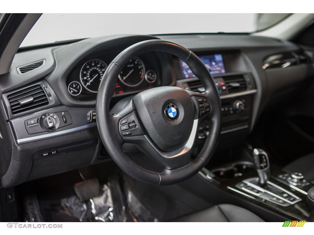 2013 X3 xDrive 28i - Space Gray Metallic / Black photo #19