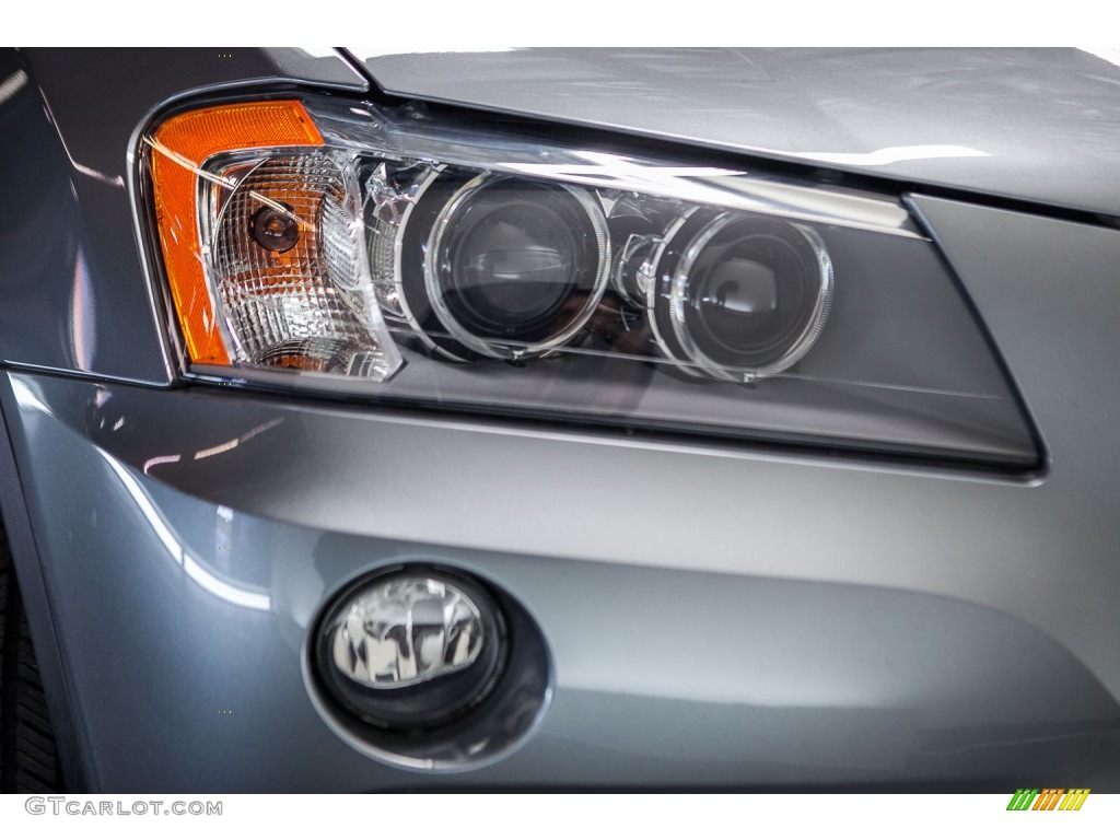 2013 X3 xDrive 28i - Space Gray Metallic / Black photo #27