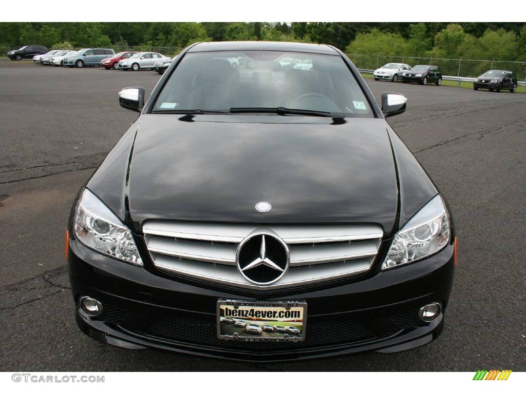 2008 C 300 4Matic Sport - Black / Black photo #2