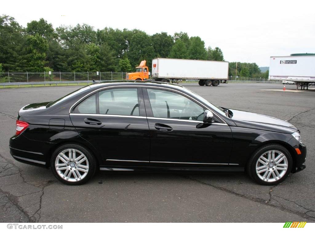 2008 C 300 4Matic Sport - Black / Black photo #4