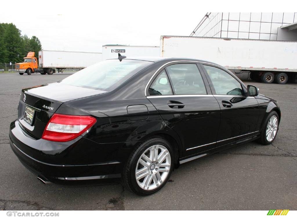 2008 C 300 4Matic Sport - Black / Black photo #5