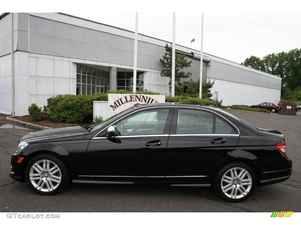 2008 C 300 4Matic Sport - Black / Black photo #8