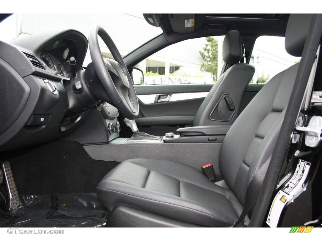 2008 C 300 4Matic Sport - Black / Black photo #11