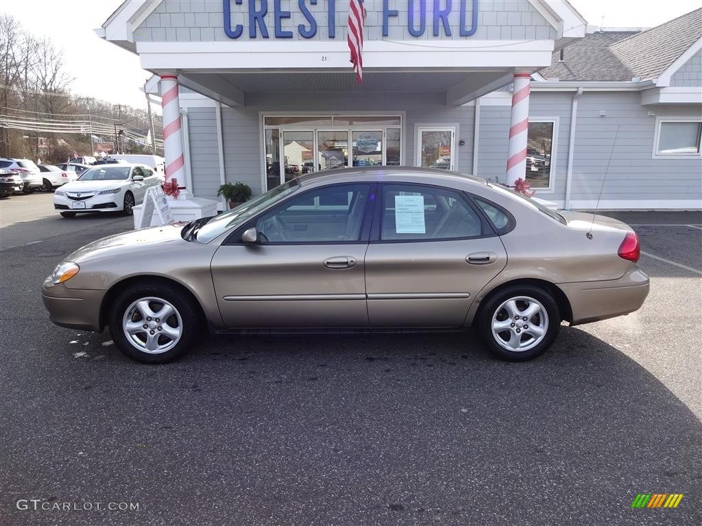 2003 Taurus SES - Arizona Beige Metallic / Medium Parchment photo #4