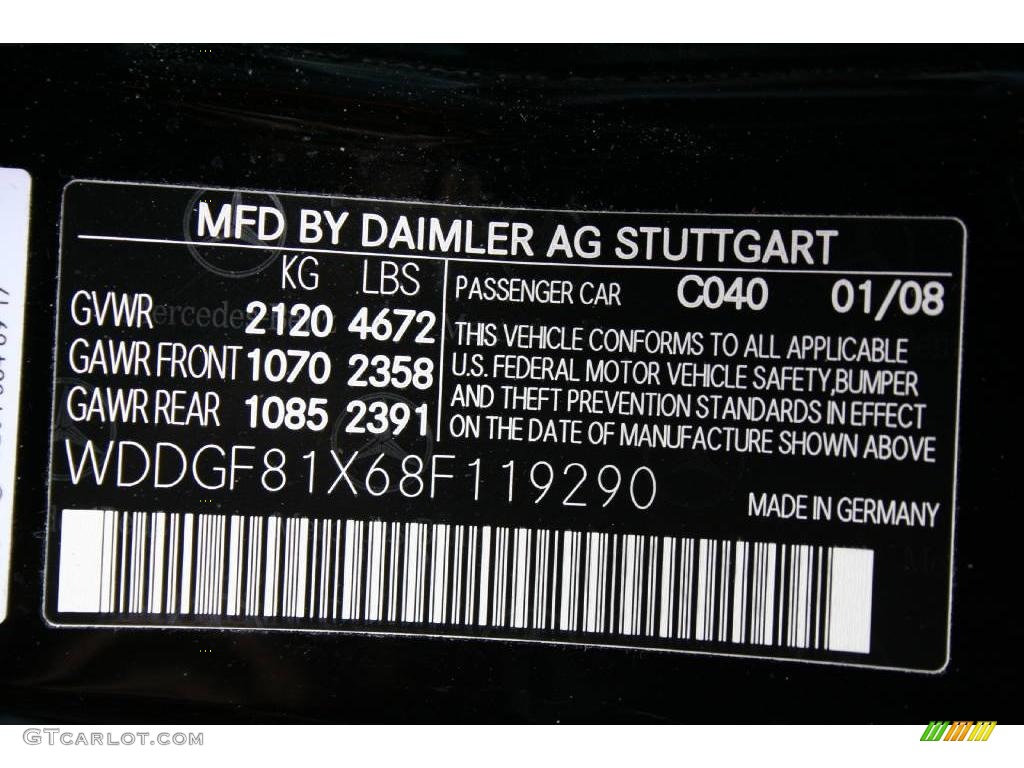 2008 C 300 4Matic Sport - Black / Black photo #26