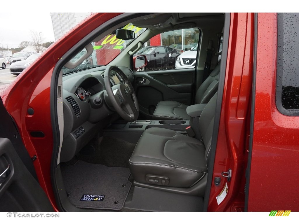 Pro-4X Graphite Steel Interior 2016 Nissan Frontier Pro-4X Crew Cab 4x4 Photo #109983390