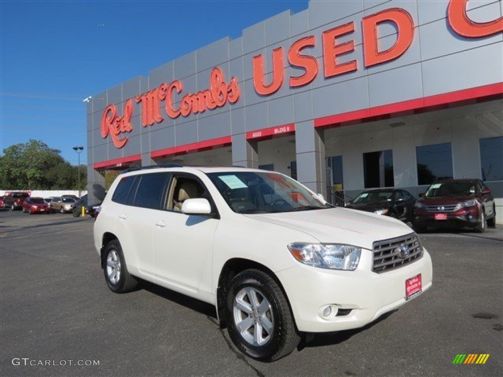 2010 Highlander SE - Blizzard White Pearl / Sand Beige photo #2