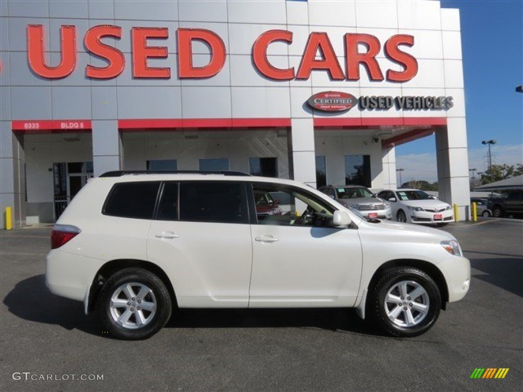 2010 Highlander SE - Blizzard White Pearl / Sand Beige photo #9