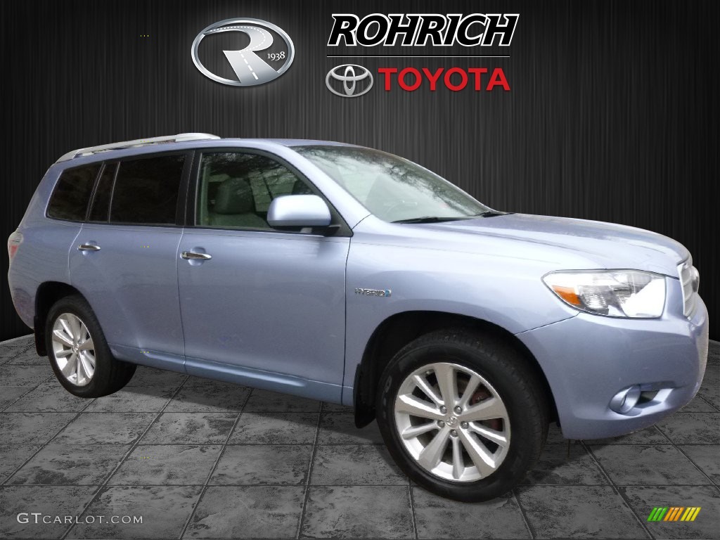 2008 Highlander Hybrid Limited 4WD - Wave Line Pearl / Ash Gray photo #1