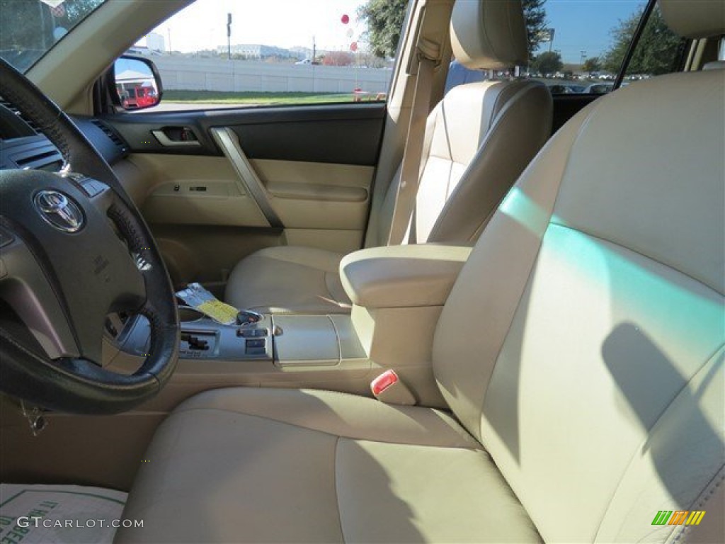 2010 Highlander SE - Blizzard White Pearl / Sand Beige photo #14