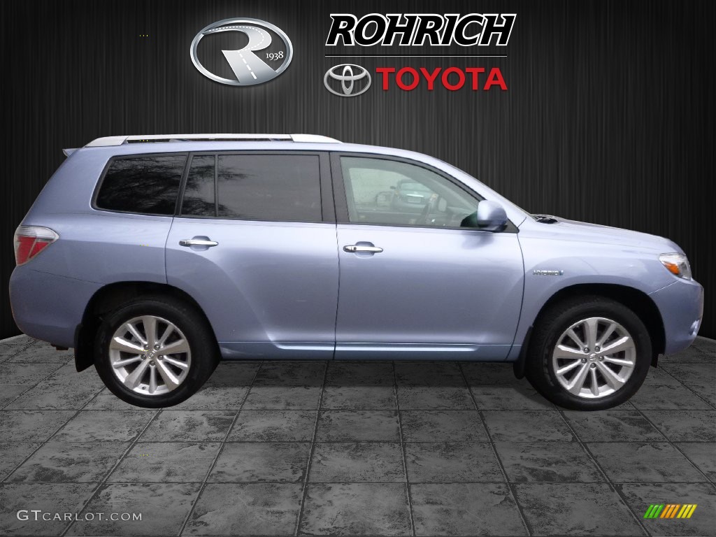 2008 Highlander Hybrid Limited 4WD - Wave Line Pearl / Ash Gray photo #2
