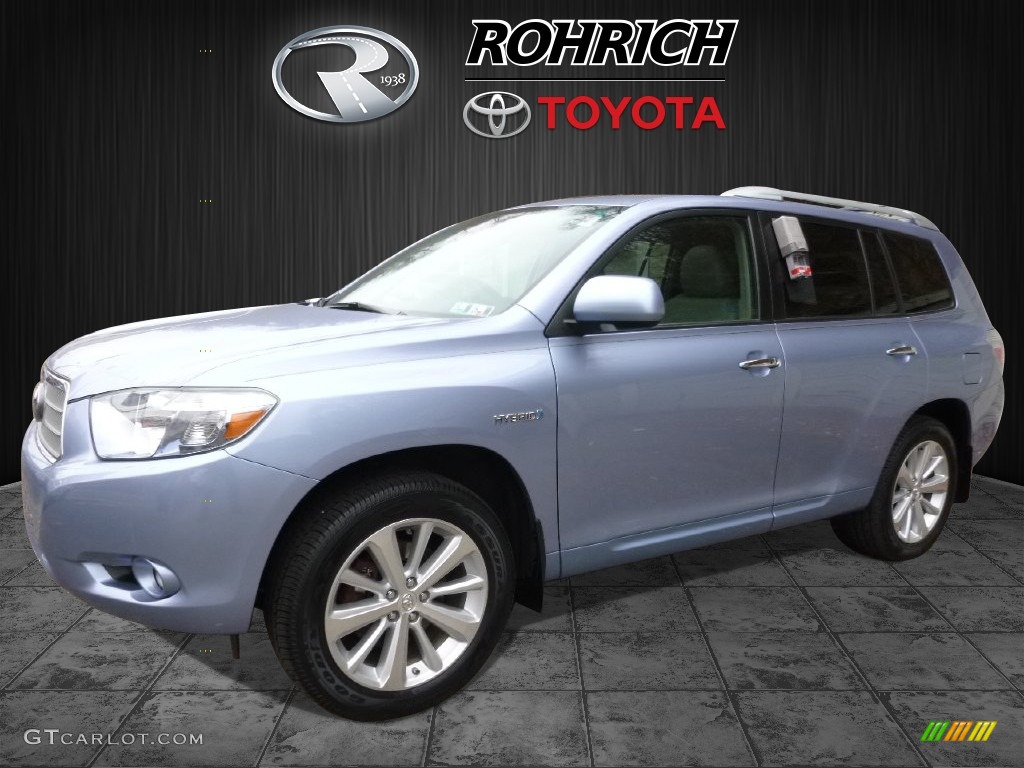 2008 Highlander Hybrid Limited 4WD - Wave Line Pearl / Ash Gray photo #3